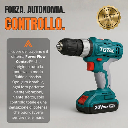 TOTAL trapano-avvitatore