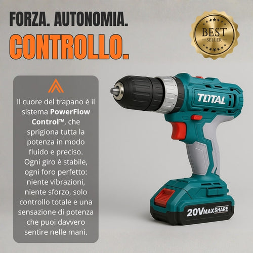 TOTAL trapano-avvitatore