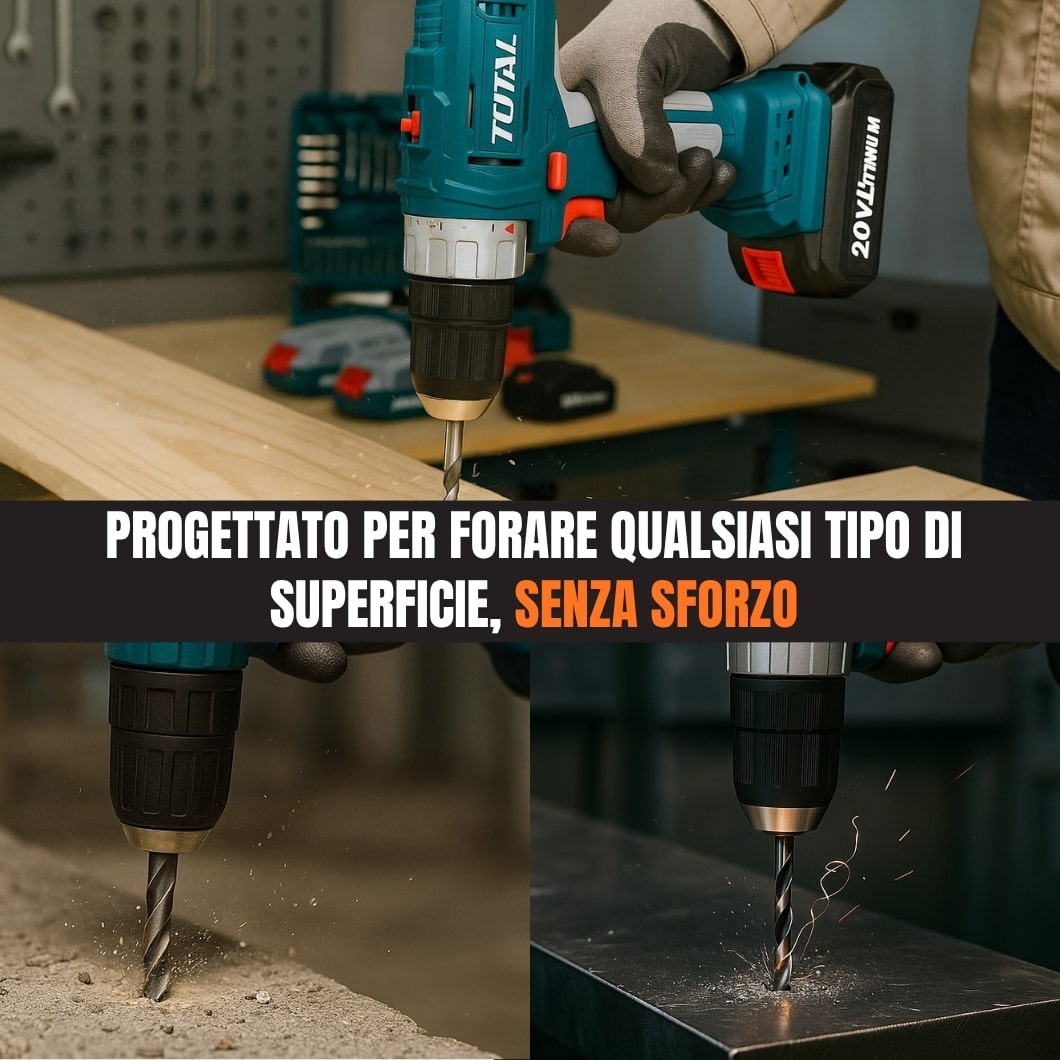 TOTAL trapano-avvitatore